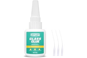 ATP ADT Glass Glue, 30g Clear Waterproof Acrylic Glue, Glass to Glass Glue for Bonding Glass and Other Materials, Super Instant Glue for Glass, Acrylic, Mirror