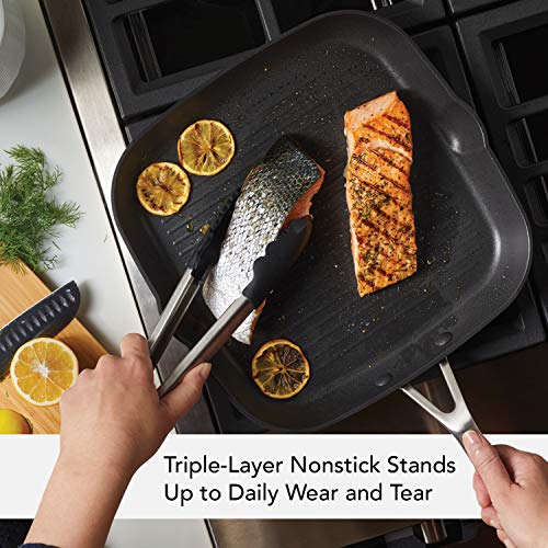 KitchenAid Hard Anodized Induction Nonstick Square Grill Pan/Griddle