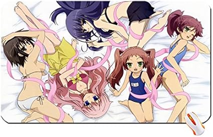 Amazon Co Jp おバカをテストするshoukanjuu Himeji Mizuki島田美波島田葉月kirish Bigマウスパッド寸法 60 X 35 X 0 2 Cm パソコン 周辺機器