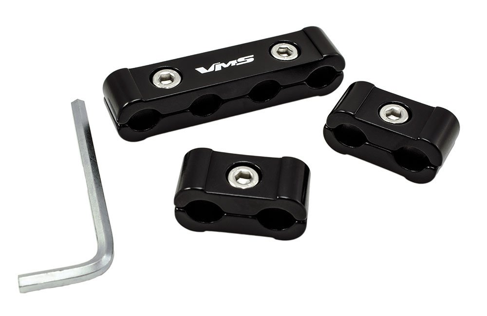 3pc piece BLACK Billet Aluminum HIGH QUALITY Spark Plug