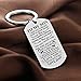 YEEQIN Son Keychain Key Ring Believe Inspirational Gifts From Dad Mom Birthday Graduation Christmas Gifts (Son Keychain From Dad)