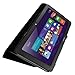 kwmobile Elegant synthetic leather case for Samsung Ativ Smart PC 500T in black with convenient STAND FEATURE