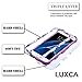 Galaxy S7 Case, LUXCA [Shock Absorb] Hybrid Dual Layer [Heavy Duty] Defender Protective Case Cover for Samsung Galaxy S7 + Screen Protector + Stylus Pen (Purple Flower Hibiscus)