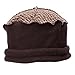 Lawliet Flower Trimmed Womens Wool Beanie Cap Dress Crochet Hat A125 (Brown)