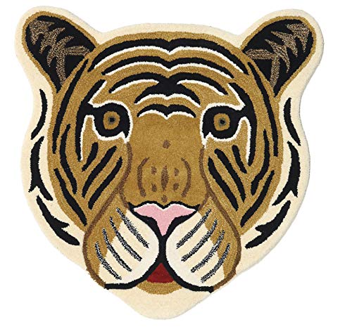 Carpetvista Me Tiger Beige Teppich 100x100 Moderner Quadratisch