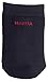 MABUA Black Women Seamless Toe Topper Liner Socks 4 Pairs.