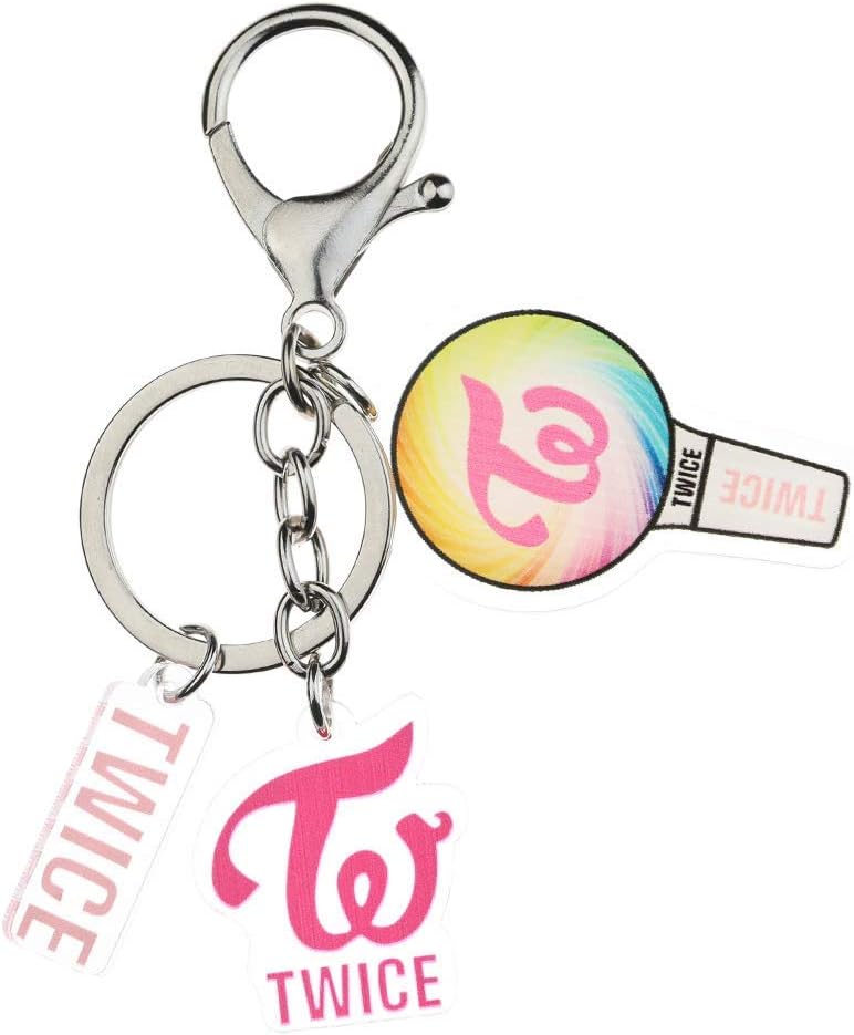 Kpop BTS Keychain BLAKCPINK EXO TWICE SEVENTEEN GOT7 Keychain Bag Pendant Keyring with Metal Clip