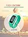 Fitness Tracker Watch, Simply Operation Walking Running Pedometer with calorie burning and steps counting by Bomxy (Mint)