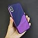 Ringke Wave Case Compatible with iPhone X iPhone 10, Qi Wireless Charge Compatible Dual Layer Heavy Duty Textured Shock Absorbent Drop Resistant Protection Design Cover - Metallic Purple