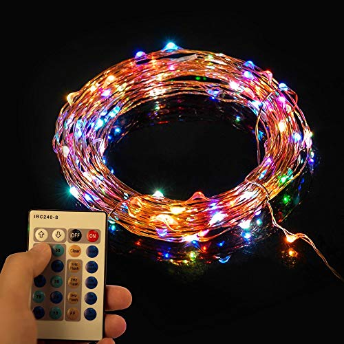 image for TaoTronics Dimmable Waterproof 100 LED String Lights with Remote Contr