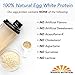 Egg White Protein Powder | All Natural Ingredients - 25g Protein, No Fat or Cholesterol, 1g Sugar - 2 Pound (Vanilla Cream) - Dairy Free Protein