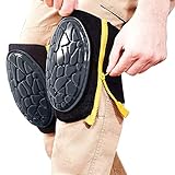 Strapless, Pinch-Free Zipper Knee Pads. Best Heavy