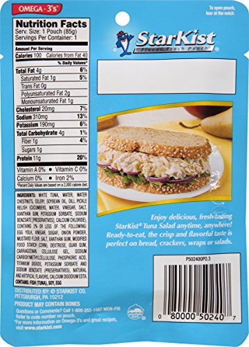 StarKist Ready-to-Eat Tuna Salad Albacore - 3 oz Pouch (Pack of 24) - Thumbnail 3