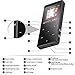 AGPTEK 16GB Bluetooth MP3 Player Touch Button with FM/Voice Recorder, Lossless Sound Metal Music Player with Independent Lock, 1.8 Inch TFT Screen, (Support up to 128GB),A01ST,Gray