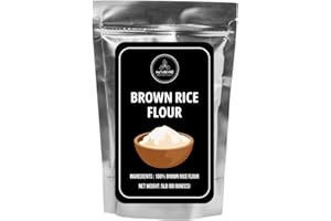 Naturevibe Botanicals Brown Rice Flour 5 lb | Whole Grain Gluten-Free Flour | Finely Ground, Non-GMO | Ideal for Baking, Rotis, Breads, Baby Food, Thickening & Healthy Recipes 80 Ounces