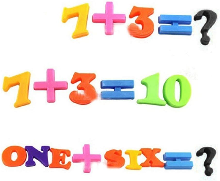 Set of 26 colourful teaching numbers fridge alphabet