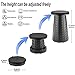 Lavieen Folding Stool Portable Camping Stool for Picnics Camping Fishing Hiking BBQ Garden Travel Outdoor and Indoor Lightweight Stool Bearing 180KG Weight Only 1.15Kg/2.6Lbsthumb 1