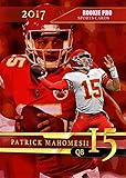 2017 PATRICK MAHOMES Rookie Football Card - Rookie Pro Custom Kansas City Chiefs