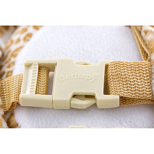 Berhapy 2 in 1 Monkey Toddler Safety Harness Backpack Children's Walking Leash Strap (giraffe)