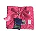 Reversible Unisex Children's Soft Baby Blanket Minky Dot - (Hot Pink)