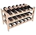 Wine Racks America Ponderosa Pine 18 Bottle Stackable. Unstained
