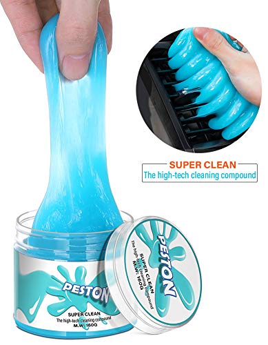PESTON Car Cleaning Gel, Universal Car Interior Detailing Slime Automotive Dust Air Vent Keyboard Cleaner Putty for Auto Laptop Home Office Reusable - Thumbnail 6