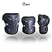 JBM Multi Sport Protective Gear Knee Pads and Elbow Pads with Wrist Guards for Cycling, Skateboard, Scooter, Bmx, Bike and Other Extreme Sports Activities
