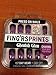 Press-on Nails - Purple Glitter Tips, Black Accent with Skull Charms