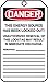 Accuform Lockout Tags, Pack of 25, Do Not Operate, US Made OSHA Compliant Tags, Tear & Water Resistant PF-Cardstock, 5.75