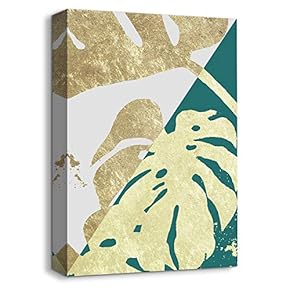 Canvas Wall Art Abstract Geometric Free Life Painting Artwork for Home Prints Framed - 12x18 inches
