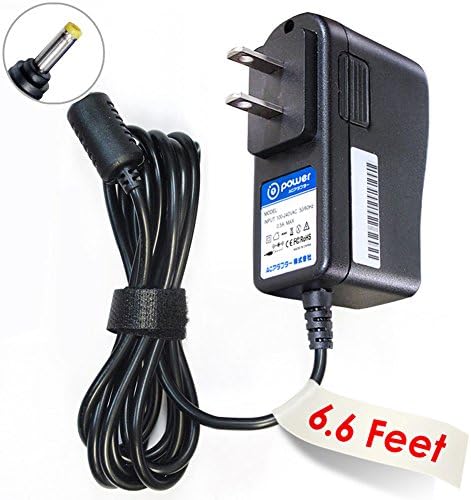 T-Power 6.6ft Long Cable AC,DC Charger Supply for Nortech Media MPA-690A E-DVKIT006 EDVKIT006 E-DVKIT003 EDVKIT003, NextPlay Next Play NEXTPLAY NP70PDKB NP70PDKP DVD Player