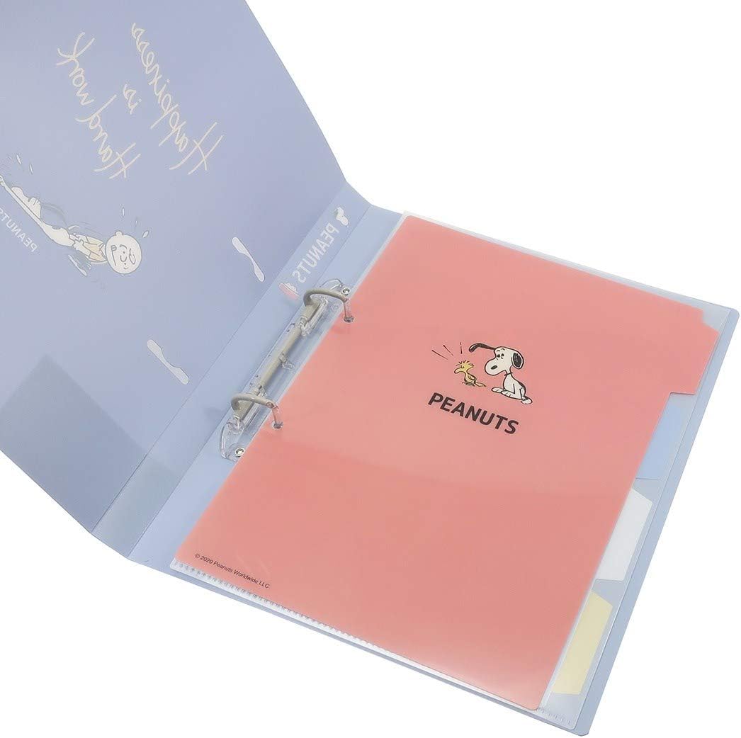 Amazon Co Jp スヌーピー ルーズリーフ バインダー B5 2穴 リング バインダー シンプル ピーナッツ おもちゃ