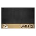 FANMATS - 12193 NFL New Orleans Saints Vinyl Grill Mat Black 26