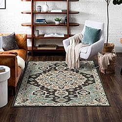 Mohawk Home Laughton Black 5' 3" x 8' Whimsy Area