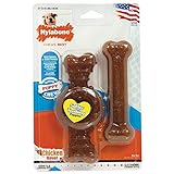 Nylabone Just For Puppies Wolf Ring and Flexi Bone Puppy Dog Chew Toy, Combo Pack