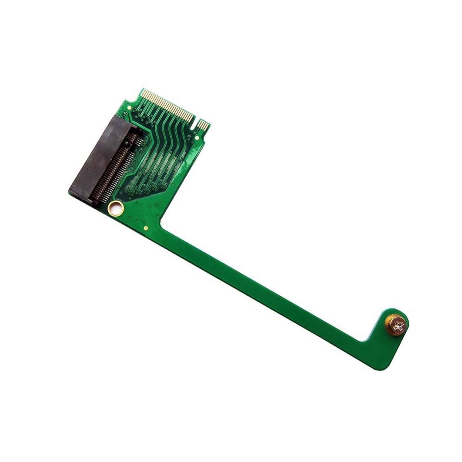 Suckoo for Rog Ally Handheld Conversion 2230 to 2280 SSD Expansion Board NVME M-Key 5Pin M.2 PCIE 4.0 Adapter Upgrade Converter 90 Degree Green