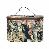 Signare Womens Vanity Bag/ Toiletry Case/ Make-Up Case, Available in 14 Designs