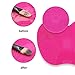 TailaiMei Makeup Brush Cleaning Mat,Set of 2 Silicone Cosmetic Washing Tool with Suction Cups(Pink)