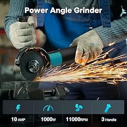 Avhrit Angle Grinder,10Amp 4-1/2 inch Corded Angle
