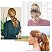 10 Pcs Spiral Traceless Elastic Hair Coils, Colorful Waterproof No Crease Phone Cord Hair Ties for Women Girls (Color A)