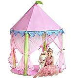 Princess Castle Tent,Sonyabecca Tent for Girls Pop up Tent Pink