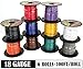 GS Power 18 Gauge Ga, 10 Rolls of 100 Feet (Total of 1000 ft) Car Audio Video Primary Remote Turn on Hook up Trailer Wire (Cable Set Color: Black Red Blue Green Brown Orange Grey Purple White Yellow)