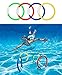 Raise Toy Deluxe Underwater Swimming/Diving Pool Toy Rings(4Pcs),Diving Sticks(3Pcs), Bandits(4Pcs),Aquatic(3Pcs),Under Water Treasures (12Pcs) with Waterproof Storage Bag - Pack of 26