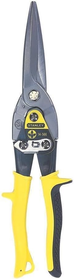 STANLEY Aviation Snip Long Cut 2-14-566 Straight Tin Snips 30cm Metal Shears