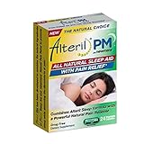 Alteril PM - All Natural Sleep Aid with Pain Relief - 24 Tablets