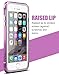 iPhone 6s Plus Case, Ansiwee Reinforced Frame Crystal Highly Durable Shock-Absorption Flexible Soft Rubber TPU Bumper Hybrid Protective Case for Apple iPhone 6s/6 Plus 5.5inch (Purple)