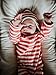 Finn + Emma Emily Winfield Martin Organic Cotton One-Piece Footie – 3-6 Months, Red Stripes