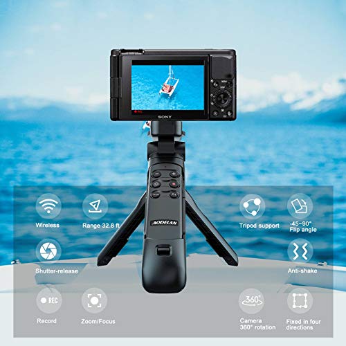 AODELAN Wireless Shooting Grip Tripod with Remote Control for Vlogging