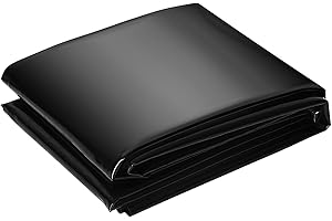 ExploreHorizon 10x15 ft Pond Liner, 45 Mil Thickness, Pliable & Durable EPDM Material, Easy Cutting & UV Resistant, for Fish or Koi, Features, Waterfall Base, Fountains and Water Gardens