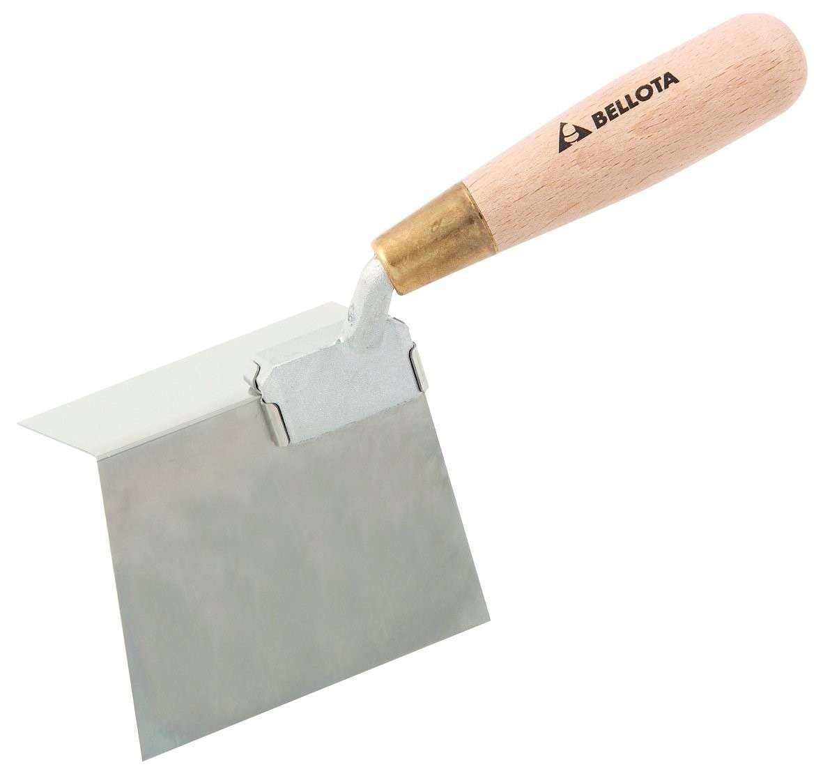 Bellota 5896-E Corner Trowel for Outer Corners, Stainless Steel